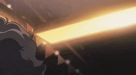 Nomad Coming On Frame As He Backs Up And Looks At Screen GIF